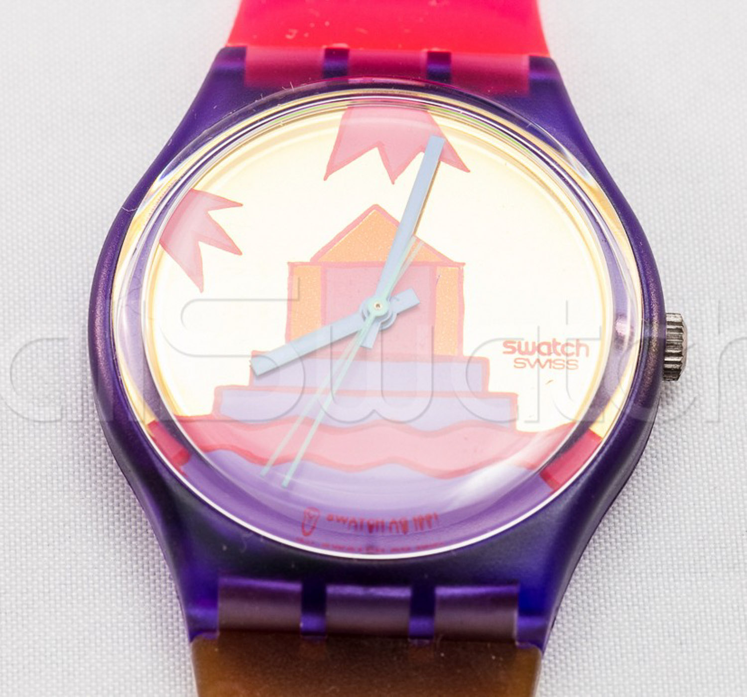 Swatch Standards 1991 - GV105 - Pink Avis - U.S.A. version - Nuovo