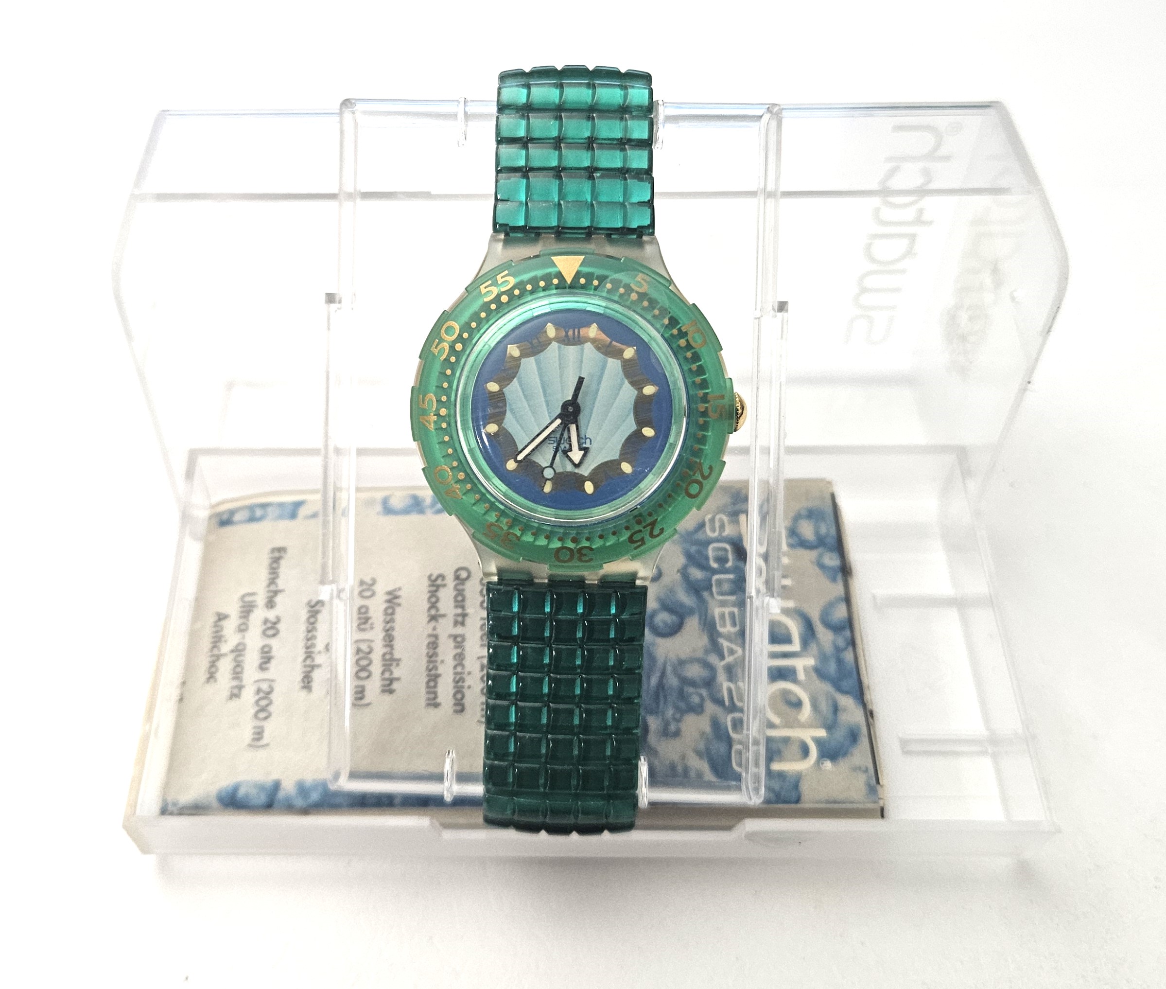 Swatch Scuba 1994 - SDK119 - Seahorse - Nuovo - Flex strap