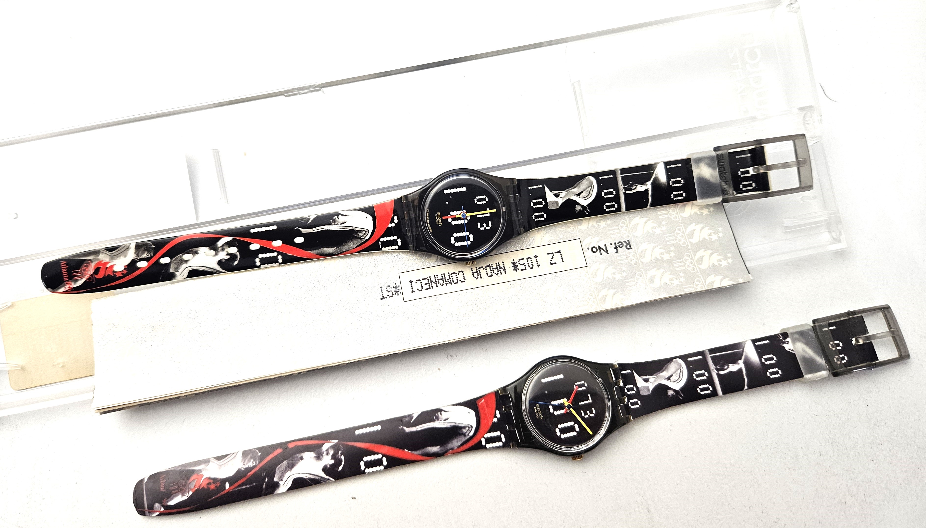 Swatch Olympic Special Lady 1996 - LZ105+V1 - Nadia Comaneci + dummy variante
